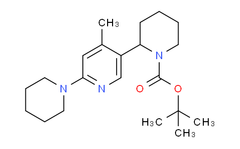 CAS No. 1352493-05-0, tert-Butyl 2-(4-methyl-6-(piperidin-1-yl)pyridin-3-yl)piperidine-1-carboxylate
