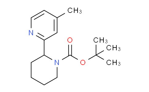 CAS No. 1352488-15-3, tert-Butyl 2-(4-methylpyridin-2-yl)piperidine-1-carboxylate
