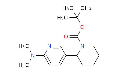 CAS No. 1352526-29-4, tert-Butyl 2-(6-(dimethylamino)pyridin-3-yl)piperidine-1-carboxylate
