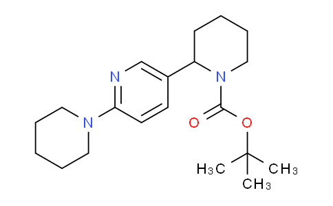 CAS No. 1352518-48-9, tert-Butyl 2-(6-(piperidin-1-yl)pyridin-3-yl)piperidine-1-carboxylate