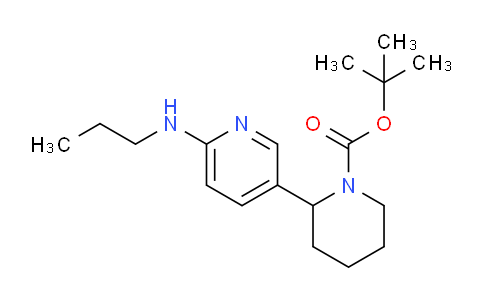 CAS No. 1352530-66-5, tert-Butyl 2-(6-(propylamino)pyridin-3-yl)piperidine-1-carboxylate