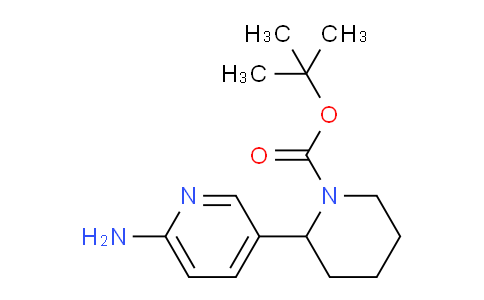 CAS No. 1352522-20-3, tert-Butyl 2-(6-aminopyridin-3-yl)piperidine-1-carboxylate