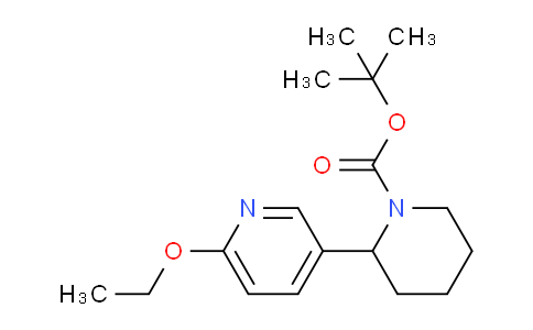 CAS No. 1352500-46-9, tert-Butyl 2-(6-ethoxypyridin-3-yl)piperidine-1-carboxylate