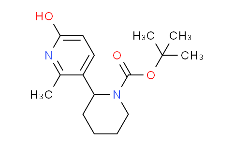 CAS No. 1352524-53-8, tert-Butyl 2-(6-hydroxy-2-methylpyridin-3-yl)piperidine-1-carboxylate