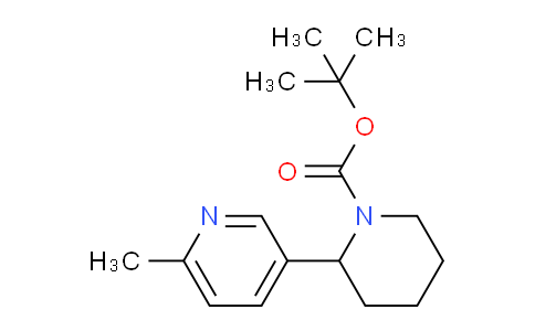 CAS No. 1352488-24-4, tert-Butyl 2-(6-methylpyridin-3-yl)piperidine-1-carboxylate