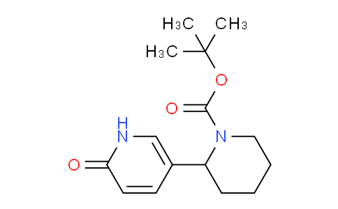 CAS No. 1352490-93-7, tert-Butyl 2-(6-oxo-1,6-dihydropyridin-3-yl)piperidine-1-carboxylate