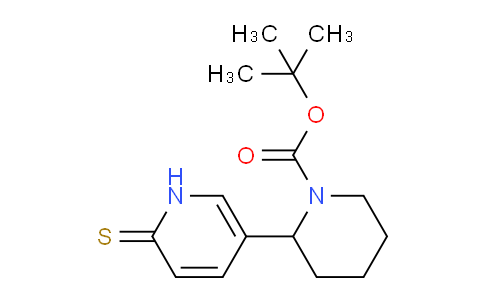 CAS No. 1352488-18-6, tert-Butyl 2-(6-thioxo-1,6-dihydropyridin-3-yl)piperidine-1-carboxylate
