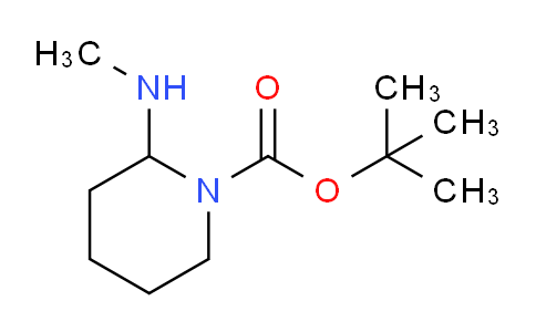 CAS No. 1383133-30-9, tert-Butyl 2-(methylamino)piperidine-1-carboxylate
