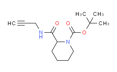 CAS No. 1437385-04-0, tert-Butyl 2-(prop-2-yn-1-ylcarbamoyl)piperidine-1-carboxylate