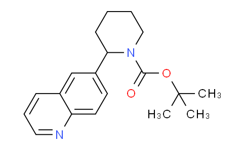 CAS No. 1355226-67-3, tert-Butyl 2-(quinolin-6-yl)piperidine-1-carboxylate