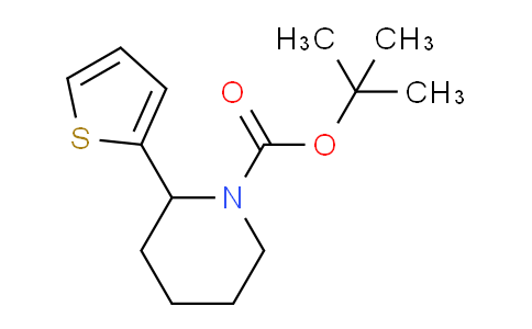 CAS No. 197247-39-5, tert-Butyl 2-(thiophen-2-yl)piperidine-1-carboxylate