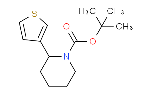 CAS No. 1355219-72-5, tert-Butyl 2-(thiophen-3-yl)piperidine-1-carboxylate