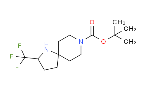 CAS No. 1251020-85-5, tert-Butyl 2-(trifluoromethyl)-1,8-diazaspiro[4.5]decane-8-carboxylate