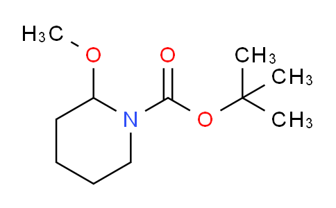 CAS No. 195964-51-3, tert-Butyl 2-methoxypiperidine-1-carboxylate