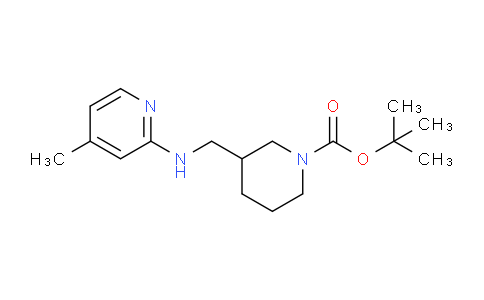DY642546 | 939986-31-9 | tert-Butyl 3-(((4-methylpyridin-2-yl)amino)methyl)piperidine-1-carboxylate