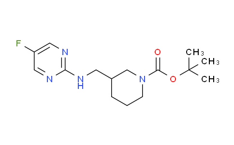CAS No. 1261233-01-5, tert-Butyl 3-(((5-fluoropyrimidin-2-yl)amino)methyl)piperidine-1-carboxylate