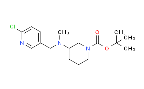 CAS No. 1261234-64-3, tert-Butyl 3-(((6-chloropyridin-3-yl)methyl)(methyl)amino)piperidine-1-carboxylate