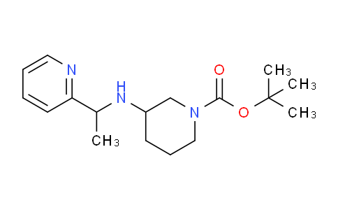 1289385-48-3 | tert-Butyl 3-((1-(pyridin-2-yl)ethyl)amino)piperidine-1-carboxylate