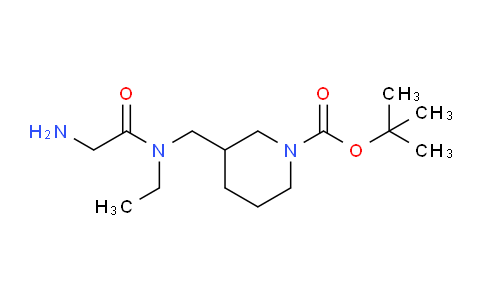 CAS No. 1353947-32-6, tert-Butyl 3-((2-amino-N-ethylacetamido)methyl)piperidine-1-carboxylate