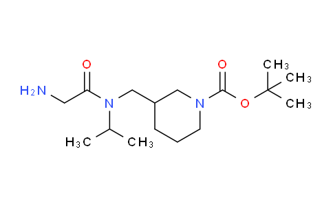CAS No. 1353952-42-7, tert-Butyl 3-((2-amino-N-isopropylacetamido)methyl)piperidine-1-carboxylate