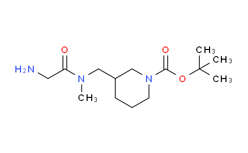 CAS No. 1353957-34-2, tert-Butyl 3-((2-amino-N-methylacetamido)methyl)piperidine-1-carboxylate