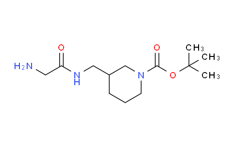CAS No. 1353971-42-2, tert-Butyl 3-((2-aminoacetamido)methyl)piperidine-1-carboxylate