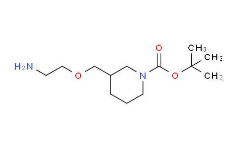 CAS No. 1353978-82-1, tert-Butyl 3-((2-aminoethoxy)methyl)piperidine-1-carboxylate