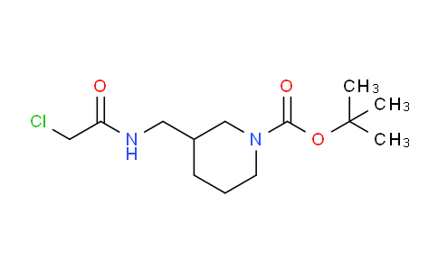 CAS No. 642443-45-6, tert-Butyl 3-((2-chloroacetamido)methyl)piperidine-1-carboxylate
