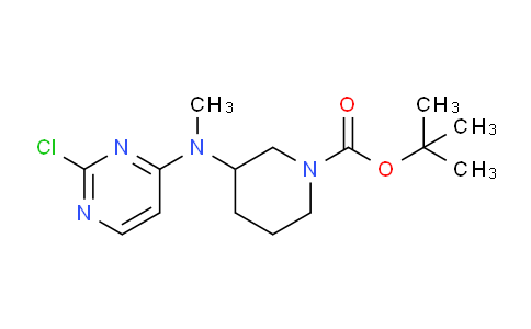 CAS No. 1261233-30-0, tert-Butyl 3-((2-chloropyrimidin-4-yl)(methyl)amino)piperidine-1-carboxylate