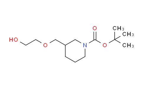 CAS No. 1353957-23-9, tert-Butyl 3-((2-hydroxyethoxy)methyl)piperidine-1-carboxylate