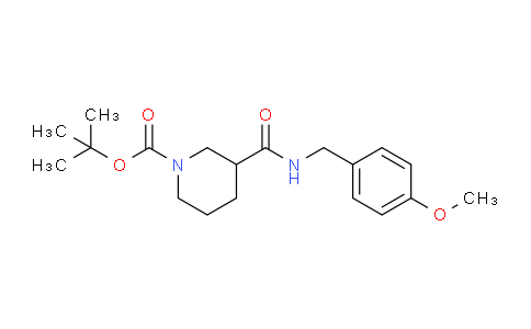 CAS No. 1324180-15-5, tert-Butyl 3-((4-methoxybenzyl)carbamoyl)piperidine-1-carboxylate