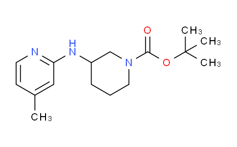 CAS No. 864685-00-7, tert-Butyl 3-((4-methylpyridin-2-yl)amino)piperidine-1-carboxylate
