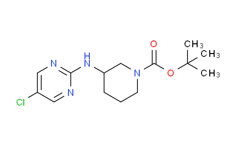 CAS No. 1261229-82-6, tert-Butyl 3-((5-chloropyrimidin-2-yl)amino)piperidine-1-carboxylate