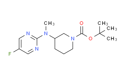CAS No. 1261232-52-3, tert-Butyl 3-((5-fluoropyrimidin-2-yl)(methyl)amino)piperidine-1-carboxylate