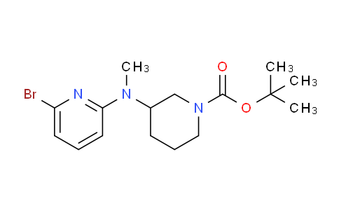 CAS No. 1261232-09-0, tert-Butyl 3-((6-bromopyridin-2-yl)(methyl)amino)piperidine-1-carboxylate