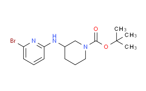 CAS No. 1065484-36-7, tert-Butyl 3-((6-bromopyridin-2-yl)amino)piperidine-1-carboxylate