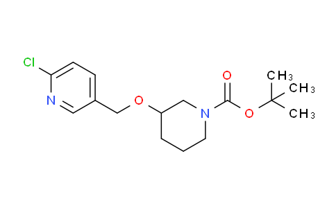 CAS No. 939986-93-3, tert-Butyl 3-((6-chloropyridin-3-yl)methoxy)piperidine-1-carboxylate
