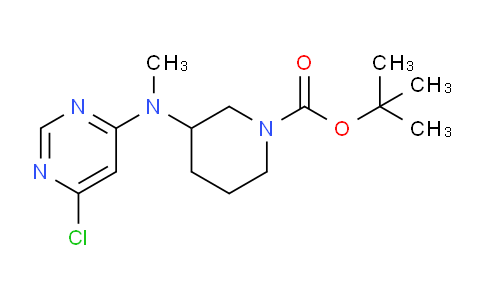 CAS No. 1261231-80-4, tert-Butyl 3-((6-chloropyrimidin-4-yl)(methyl)amino)piperidine-1-carboxylate