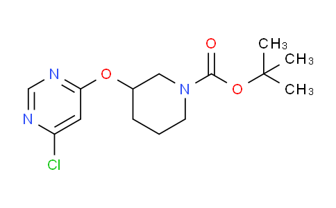 CAS No. 939986-44-4, tert-Butyl 3-((6-chloropyrimidin-4-yl)oxy)piperidine-1-carboxylate