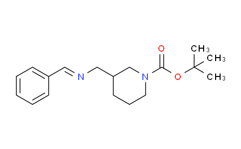 CAS No. 1824819-67-1, tert-Butyl 3-((benzylideneamino)methyl)piperidine-1-carboxylate