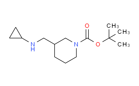 CAS No. 887586-29-0, tert-Butyl 3-((cyclopropylamino)methyl)piperidine-1-carboxylate