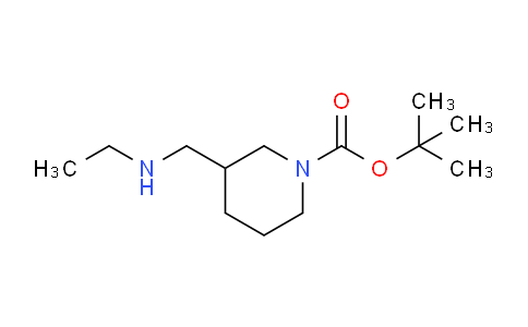 CAS No. 887587-98-6, tert-Butyl 3-((ethylamino)methyl)piperidine-1-carboxylate