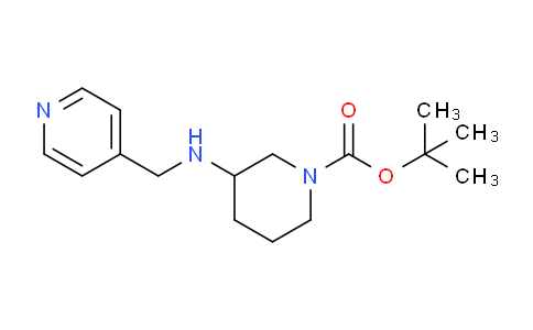 CAS No. 886364-97-2, tert-Butyl 3-((pyridin-4-ylmethyl)amino)piperidine-1-carboxylate