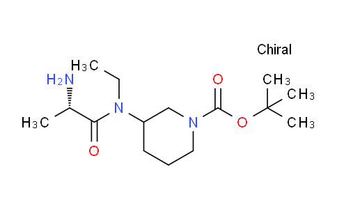 CAS No. 1354026-63-3, tert-Butyl 3-((S)-2-amino-N-ethylpropanamido)piperidine-1-carboxylate