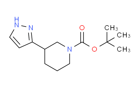CAS No. 1188264-16-5, tert-Butyl 3-(1H-pyrazol-3-yl)piperidine-1-carboxylate