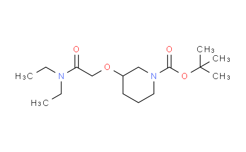 CAS No. 1956381-90-0, tert-Butyl 3-(2-(diethylamino)-2-oxoethoxy)piperidine-1-carboxylate