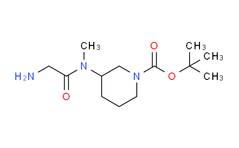 CAS No. 1353961-61-1, tert-Butyl 3-(2-amino-N-methylacetamido)piperidine-1-carboxylate