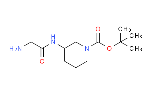 CAS No. 1353961-21-3, tert-Butyl 3-(2-aminoacetamido)piperidine-1-carboxylate