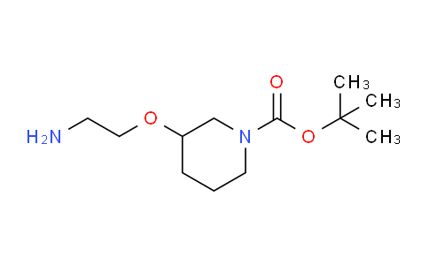 CAS No. 1353987-73-1, tert-Butyl 3-(2-aminoethoxy)piperidine-1-carboxylate