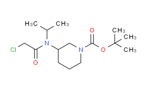 CAS No. 1353963-64-0, tert-Butyl 3-(2-chloro-N-isopropylacetamido)piperidine-1-carboxylate